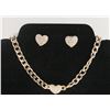 Image 1 : NEW JEWELRY DISPLAY W/ NECKLACE AND EARRING