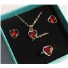 Image 1 : NEW NECKLACE AND 2 RINGS WITH EARRINGS