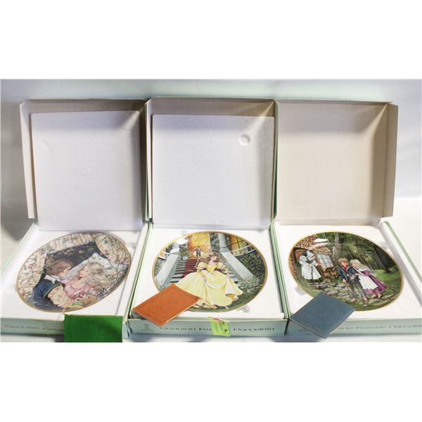 3 KAISER PORCELAIN PLATES