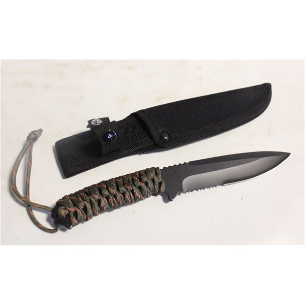 NEW SURVIVAL HUNTER SHIELD ARMY STYLE KNIFE