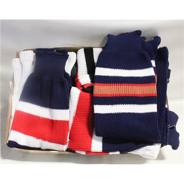 7 PAIRS OF HOCKEY SOCKS