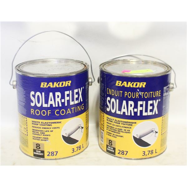 BANKOR SOLAR-FLEX ROOF COATING 2-3.78L CANS