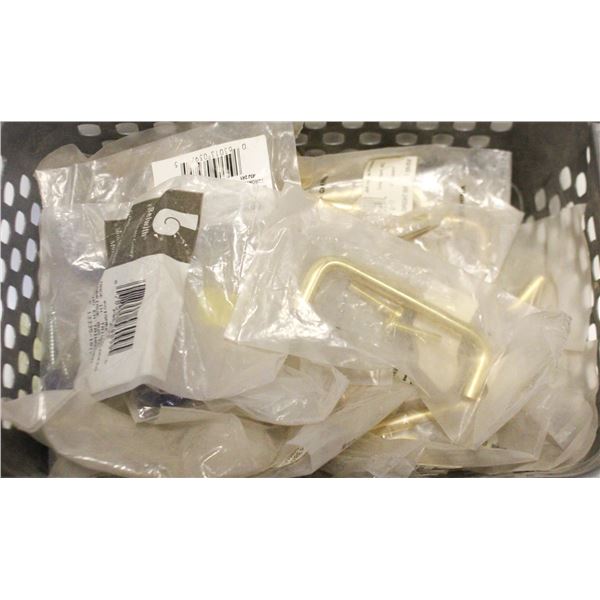 BOX OF CABINET HANDLES