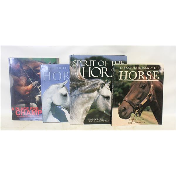 4 HORSE BOOKS
