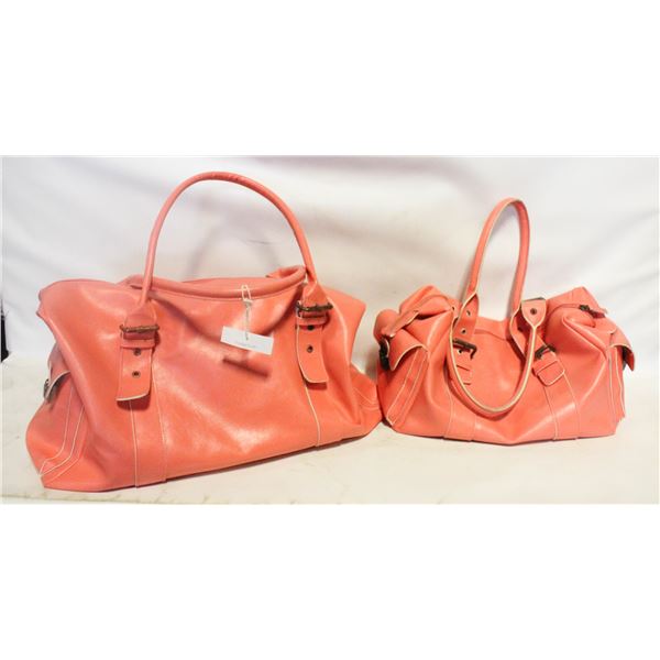NEW RETRO STYLE BAGS. ONE 19 IN LENGTH BY 10 INCH