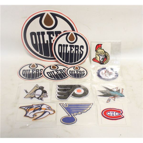 LOT OF NHL HOCKEY PATCHES