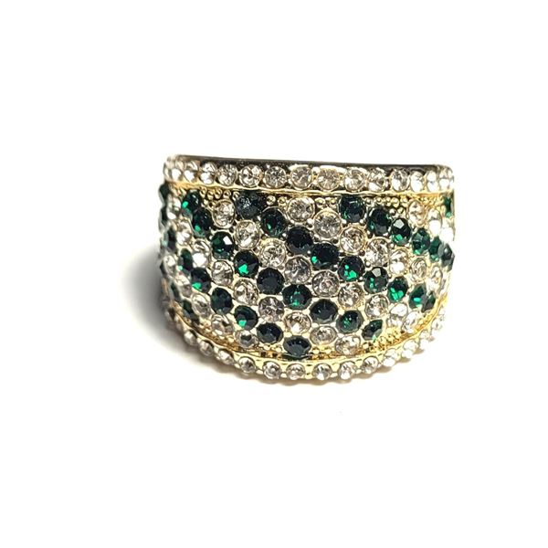 4)  SHOWSTOPPER GOLD TONE WITH CLEAR