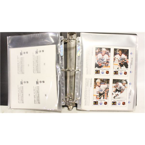 OILERS BINDER 10TH ANNIVERSARY 1979-1988