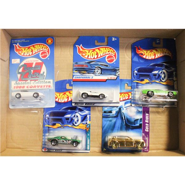 5 NEW VINTAGE HOT WHEELS - MOPAR AND GM