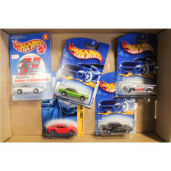 5 NEW VINTAGE HOT WHEELS - FORD AND GM