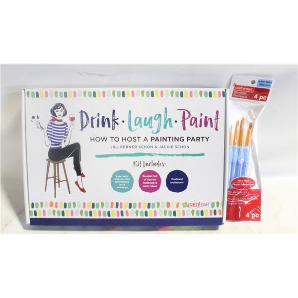 HOW TO HOST A PAINTING PARTY KIT