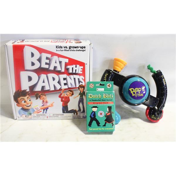BOP IT EXTREME, BEAT THE PARENTS AND