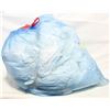 Image 1 : LARGE CLEAR BAG FULL OF WHITE TOWELS