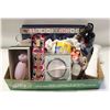 Image 1 : LOT OF MILK GLASS, JETSON’S MUG, OLD PERFUME-