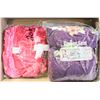 Image 1 : NEW LONG PURPLE FLORAL DRESS 5X & PINK TOP