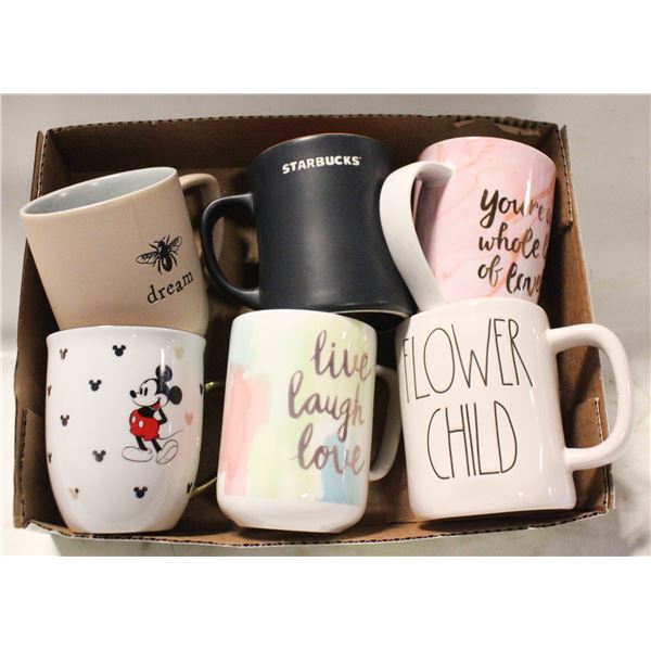 COLLECTION OF COFFEE MUGS