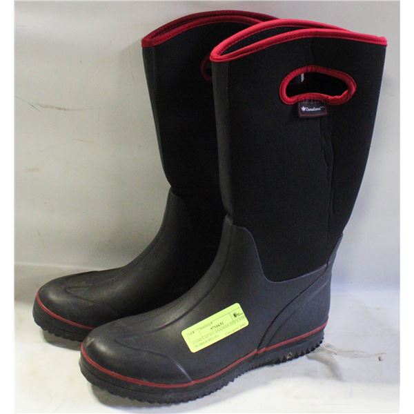 LADIES SZ 10 CANAIANA INSULATED RUBBER BOOTS