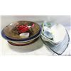 Image 1 : COLLECTIONS OF SERVING DISHES + PLATTERS