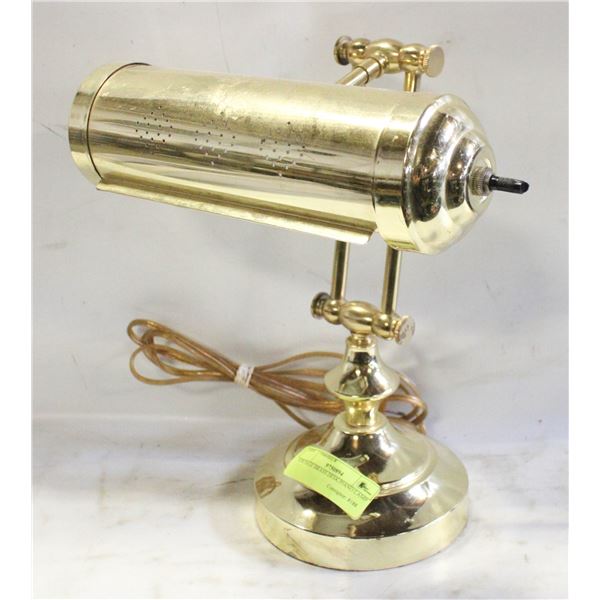 VINTAGE BRASS DESK/PIANO LAMP