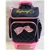 Image 1 : GIRLS CUT PRINT BOWKNOT TROLLEY BACKPACK