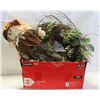 Image 1 : SEASONAL DECORATIVE ITEMS- BOX LOT ASSORTED