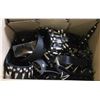 Image 1 : BOX OF SPIKED JEWELRY + ACCESSORIES