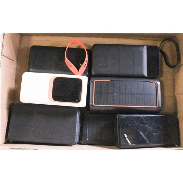 FLAT OF POWER CHARGING BANKS/TESTED WORKING