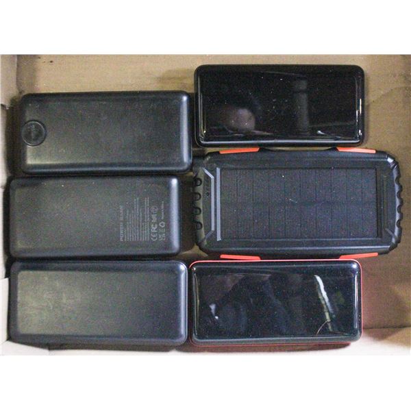 FLAT OF POWER CHARGING BANKS/TESTED WORKING