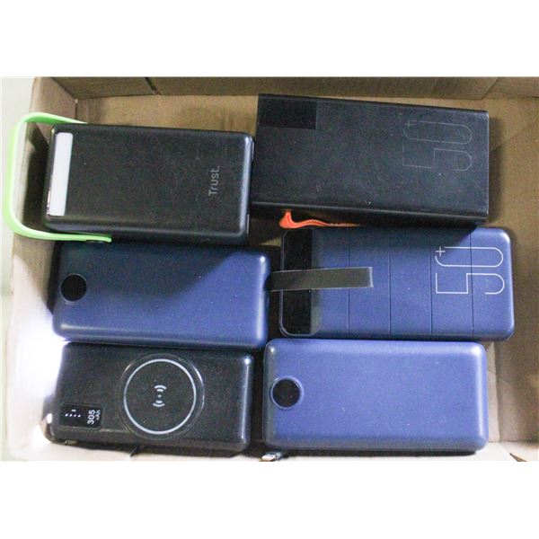 FLAT OF POWER CHARGING BANKS/TESTED WORKING