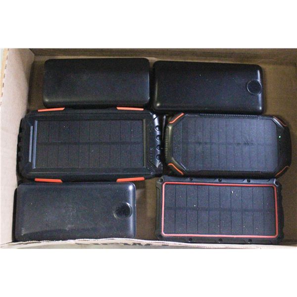 FLAT OF POWER CHARGING BANKS/TESTED WORKING