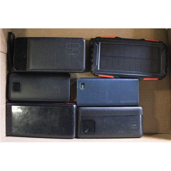 FLAT OF POWER CHARGING BANKS/TESTED WORKING