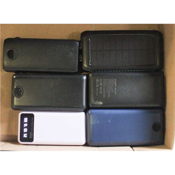 FLAT OF POWER CHARGING BANKS/TESTED WORKING
