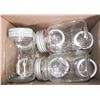 Image 1 : BOX OF VINTAGE JARS SOME WITH GLASS TOPS
