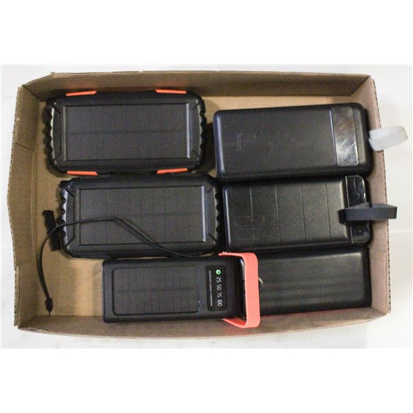 FLAT OF POWER CHARGING BANKS/TESTED WORKING