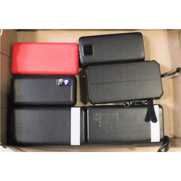 FLAT OF POWER CHARGING BANKS/TESTED WORKING