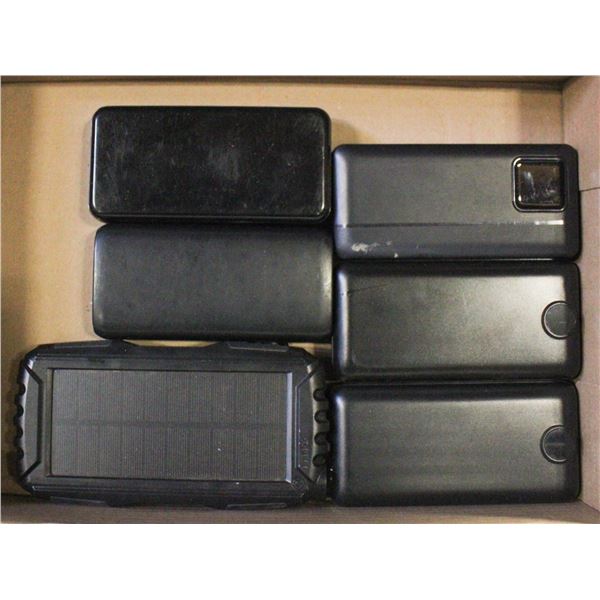 FLAT OF POWER CHARGING BANKS/TESTED WORKING