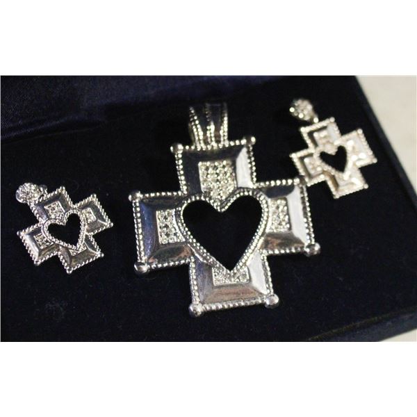 MONTANA SILVERSMITHS WESTERN HEART EARRING