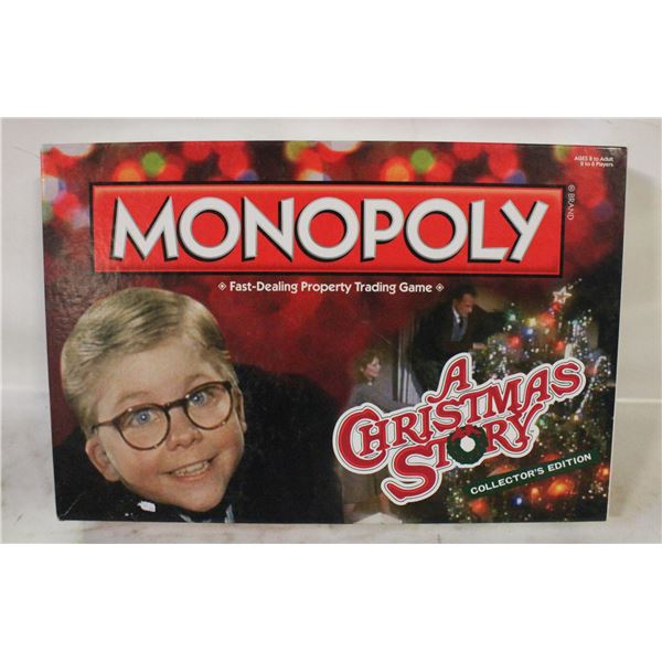 2008 COLELCTORS MONOPOLY A CHRISTMAS STORY