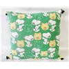Image 1 : VINTAGE SNOOPY THROW PILLOW 17X17"