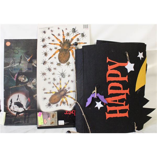 LOT OF HALLOWEEN DECORATING KITS