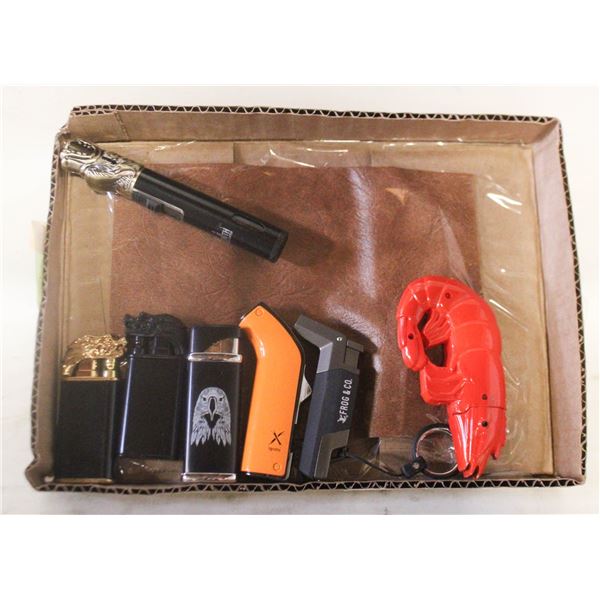 FLAT OF COLLECTOR LIGHTERS