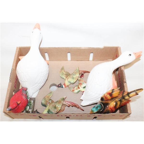 COLLECTION OF BIRD HOME DÉCOR