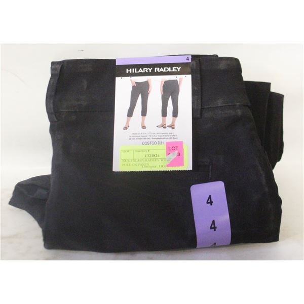 NEW HILARY RADLEY WOMENS SZ 4 PULL ON PANTS