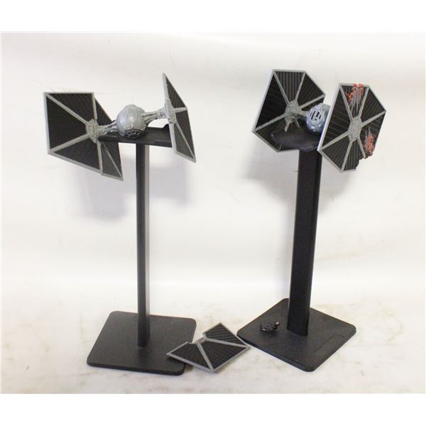 STARWARS SHIPS WITH STANDS