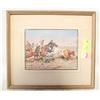 Image 1 : MONTANA HISTORICAL SOCIETY FRAMED WESTERN