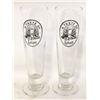 Image 1 : VINTAGE TALL BEER GLASSES A TASTE OF LABATT