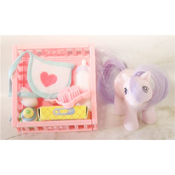 VTG 1984 MY LITTLE PONY BABY EMBER PLAYPEN &