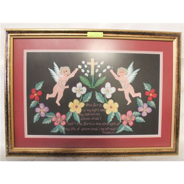 HAND CRAFTED RELIGIOUS 22 INCHES BY 31 INCHES
