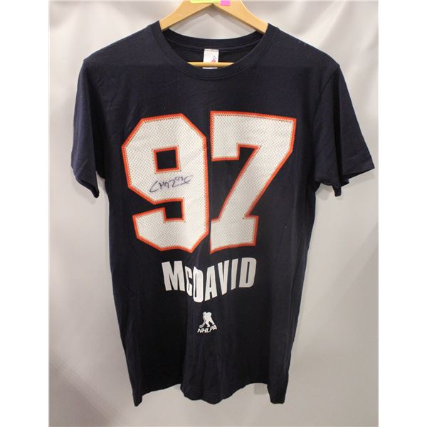 MENS SMALL "AUTOGRAPHED" CONNER MCDAVID