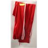 Image 1 : ADIDAS RED TRACK PANTS (ADULT SMALL),